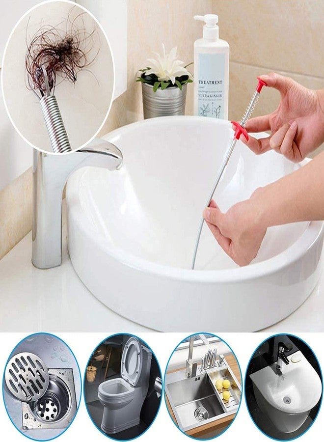 Deoxys Sink Cleaning Hook Sewer, Spring Cleaner Hair Dredging Tool-1.6 Meter(160 cm), - Image 3